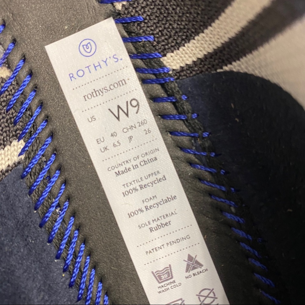 NIB Rothys Inverse Stripe - Picture 7 of 7
